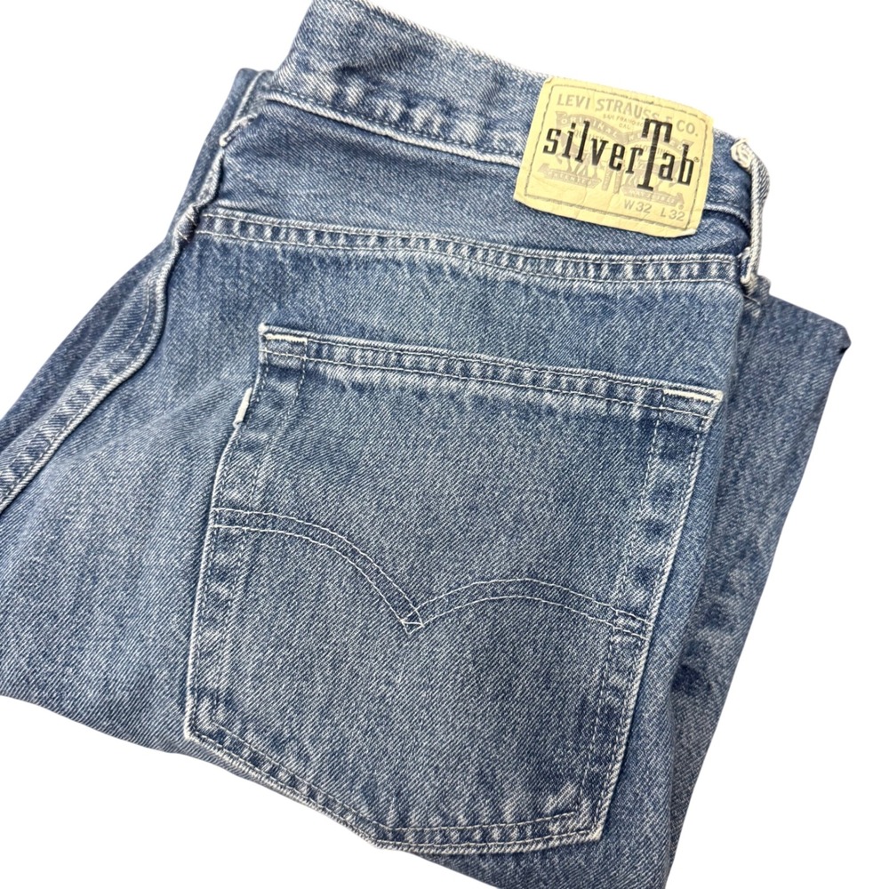 Levi's SilverTab Loose Jeans Mens 32x32 Blue Denim Baggy Retro Streetwear